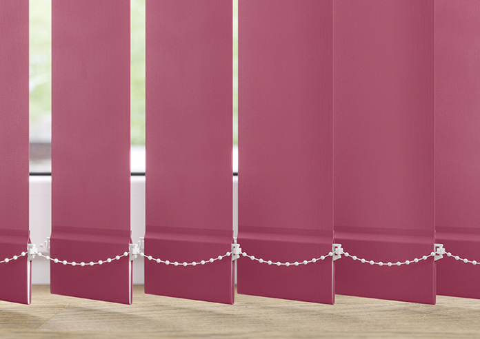 Roma, Hot Pink - Vertical Blind Slats - Image 3